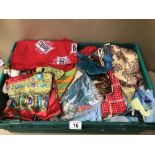 A LARGE QUANTITY OF SILK AND POLYESTER SCARFS, JANE SHILTON AND MORE