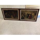 VICTOR BACHEREAU, VINTAGE PRINTS BOTH FRAMED LADY JANE PLEADING WITH QUEEN MARY FOR THE LIFE OF