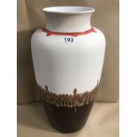 A LARGE RETRO VINTAGE WEST GERMAN DAY (7050) VASE, 49CM