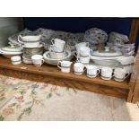 ROYAL DOULTON (RONDELAY) OVER FIFTY PIECES, DINNER AND TEA SERVICE