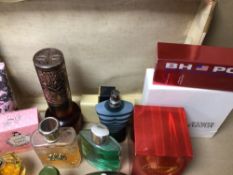 A QUANTITY OF MIXED PERFUMES, BEVERLY HILLS POLO, FABERGE WEST LOTION, WOMEN MILLION AND MORE