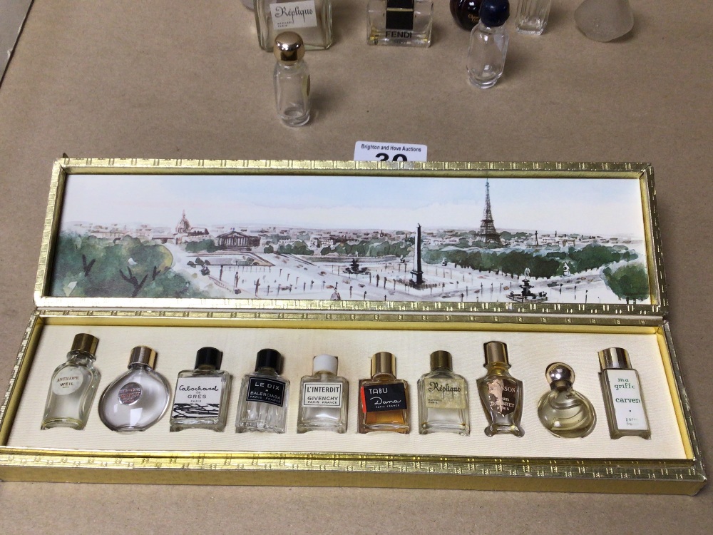 A QUANTITY OF MINIATURE PERFUME BOTTLES (EMPTY) - Image 6 of 7