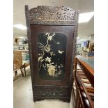A VICTORIAN TWO FOLD CHINESE SCREEN A/F, 186CM
