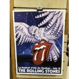 A ROLLING STONES PROMOTIONAL TOUR POSTER, 46 X 61CM