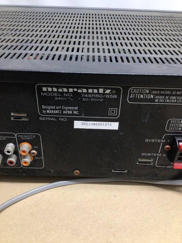 MARANTZ STEREO RECEIVER SR-50L - Image 4 of 4