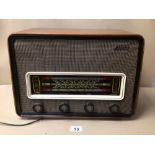 A VINTAGE SOBELL VALVE RADIO MODEL 636 W.F WORKING ORDER