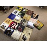 A QUANTITY OF MIXED ALBUMS/VINYL, FLEETWOOD MAC, PHIL COLLINS, BREAD, KATE BUSH, B52S, EAGLES AND
