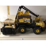 TWO VINTAGE DIE-CAST TONKA TOYS A/F