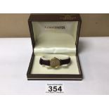 BOXED LADIES LONGINES WRISTWATCH, UNTESTED