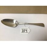 GEORGE III HALLMARKED SILVER TABLESPOON- WILLIAM ELEY, 22CM, 69G