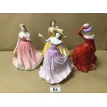 FOUR ROYAL DOULTON FIGURINES, ‘ELIZABETH’ (HN4426), ‘MARY’ (HN4114), ‘BETH’ (HN4156), AND ‘ROSIE’ (