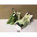 TWO ROYAL DOULTON FIGURINES, ‘SLEEPING BEAUTY’ (HN 3079) AND ‘SECRET THOUGHTS’ (HN 2382)