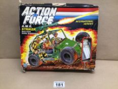 A 1980s ACTION FORCE (G.I JOE) BOXED A.W.E STRIKER, CONTENTS UNCHECKED