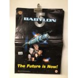 BABYLON 5, (THE FUTURE IS NOW) MOVIE POSTER X 25, 59 X 42CM