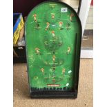 A VINTAGE PIN FOOTBALL BAGATELLE