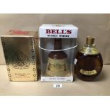 A BOXED BELL’S BLENDED SCOTCH WHISKEY ‘BELL DECANTER’ TOGETHER WITH TWO DIMPLE OLD BLENDED SCOTCH