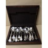 A PART CANTEEN SET OF SILVER-PLATED FLATWARE