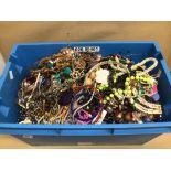 A LARGE COLLECTION OF COSTUME JEWELLERY