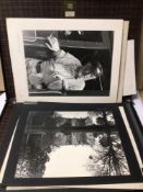 A PORTFOLIO OF BLACK AND WHITE PRINTS/PHOTOGRAPHS (SOME DATED 1970S-1980S)