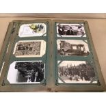 A LARGE COLLECTION OF MIXED WWI RELATED POSTCARD ALBUMS