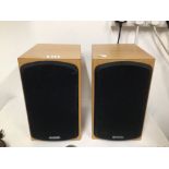 A PAIR OF MONITOR AUDIO SPEAKERS SERIAL S/N801084