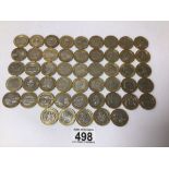 A MIXED LOT OF FIFTY COMMEMORATIVE £2 COINS, 1999-2016