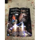 STAR TREK (FIRST CONTACT) MOVIE POSTER 29 X 42 X 42CM