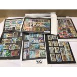 A QUANTITY OF WORLD STAMPS