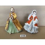 TWO ROYAL DOULTON FIGURINES ‘NOELLE’ (HN 2179) AND ‘RACHEL’ (HN 2919)