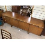 MCINTOSH TEAK MID-CENTURY RETRO SIDEBOARD, 202CM