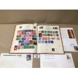 AN ALBUM OF STAMPS