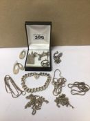 COLLECTION OF 925 SILVER JEWELLERY