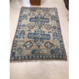 VINTAGE TURKISH WOOL RUG, 230 X 150CM