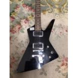 IBANEZ ELECTRIC GUITAR IN BLACK, MODEL NO (W421372)