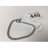 TIFFANY NEW YORK 925 SILVER CHILDS BRACELET