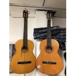 TWO ACOUSTIC GUITARS INCLUDES ADMIRA