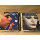 EXTENSIVE COLLECTION OF SOME VINTAGE ZOOM (ENGLISH EDITION) IMAGE MAGAZINES/PHOTOGRAPHY ART
