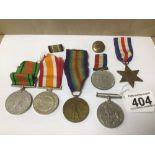 MILITARIA MAINLY MEDALS WW1 77382 PTE E CUNCLIFFE LABOUR CORPS, NIGERIA DEFENCE MEDAL 67-70 AND MORE