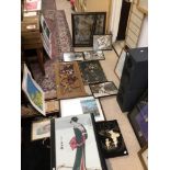 MIXED PICTURES, ORIENTAL, POSTER, WOOD CARVING AND MORE