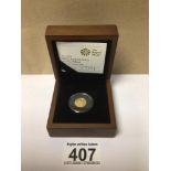 50TH ANNIVERSARY OF THE MINT, 22 CARAT GOLD £1 GOLD PROOF COIN