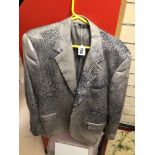 MOSCHINO OF ITALY DESIGNER JACKET, 44 CHEST