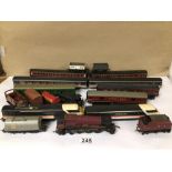 COLLECTION OF HORNBY LOCOMOTIVES, CARRIAGES/WAGONS, AND MORE