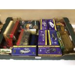 COLLECTION OF MOSTLY BOXED DIE CAST CARS AND VEHICLES, INCLUDES CORGI, ATLAS, MATCHBOX, AND LLEDO