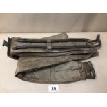 WWII US NAVY M1926 INFLATABLE FLOTATION BELT LIFE PRESERVER, DATED 1942, B.F. GOODRICH, AS USED IN