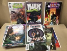 MIXED COLLECTION OF COMIC BOOKS MARVEL, DC, AND DARK HORSE, INCLUDES STAR WARS DARKNESS (1-4),