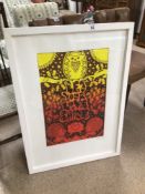 PINKY LIMITED EDITION (5/30) ‘LET YOUR LOVE SHINE’ MODERN POP/STREET ART PRINT, LARGE FRAMED AND