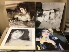 EXTENSIVE COLLECTION OF MADONNA VINYL RECORDS SINGLES AND ALBUMS, INCLUDES CRAZY FOR YOU, LIKE A