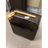 LOUIS VUITTON BROWN LOUIS VUITTON MONOGRAM PEGASE 45 SUITCASE THE PEGASE 45 FEATURES A MONOGRAM