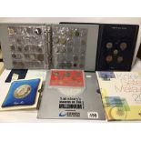 MIXED COLLECTION OF CASED COINAGE, BRITAINS FIRST DECIMAL, 1988 UNITED KINGDOM UNCIRCULATED AND