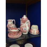 ROYAL TUDOR WARE (COACHING TAVERNS) FOURTEEN-PIECE SERVICE